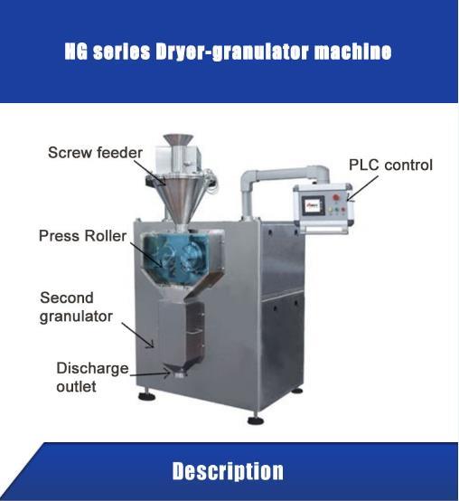 High Quality Hg Series Dryer Granulator (with SUS304)