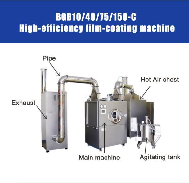 High Speed SS316 Tablet Candy Pill Film Coating Machine (BGW)