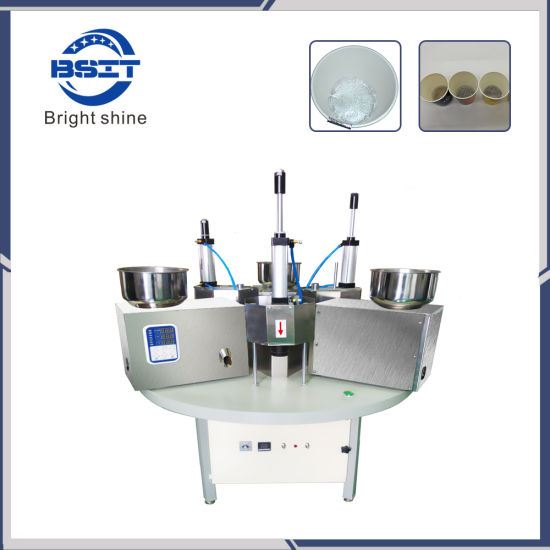 Two Sealing Heads Tea Hidden Cup Sealing Processing Packing Machine in China