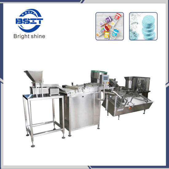 High Speed Effervescent Tablet Packing Machine for 60-80 Tubes/Min