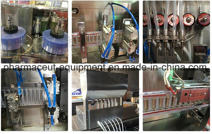 Pesticide 5-30ml Plastic Ampoule Bottle Liquid Forming Filling Sealing Machine