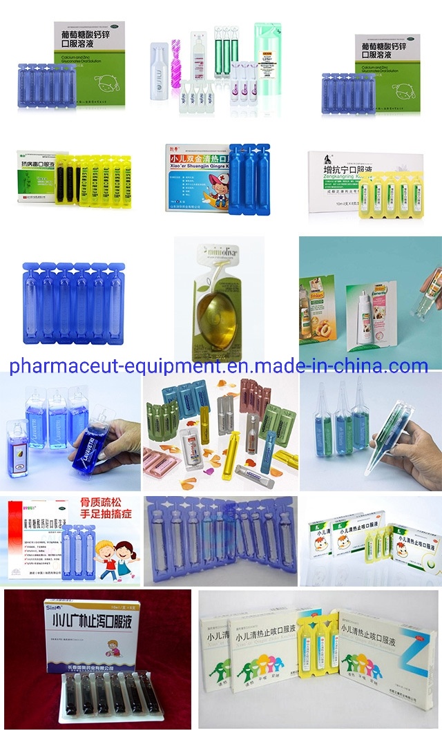 Oral Liquid Probiotics Plastic Ampoule Bottle Filling Sealing Packing Machine (DSM-120)