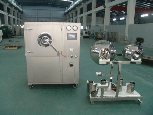 Lab Small Capacity Tablet Pill Film Coating Machine (coating pan interchangable)