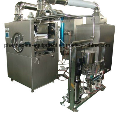 SUS304 Stainless Steel Tablet Film Coating Machine with CIP Cleaning System Meet Ce
