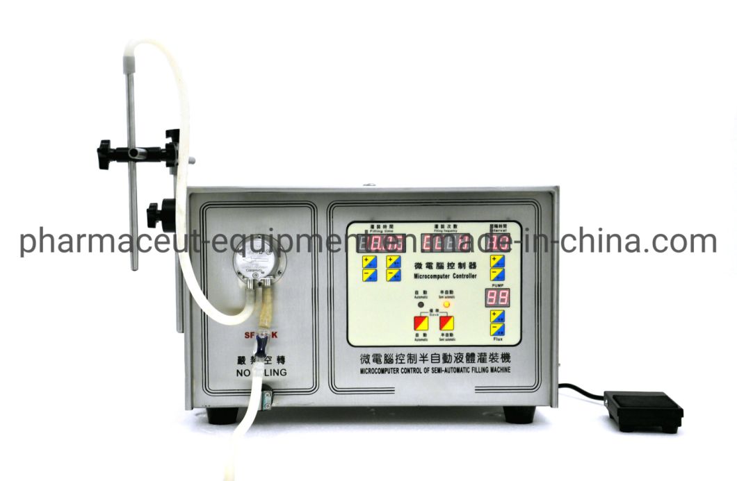 Sf-II-2 Double Heads Semi-Auto Magnetic Gear Pump Liquid Filling Machine (5-4000ml)