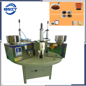 3 Filling Head Manual Operate Coffee Tea Cup Hidden Filling Packing Machine (BS838)