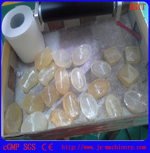 Ht980 Good Quality Factory Price Handmade Stretch Film Soap Wrapping Machine