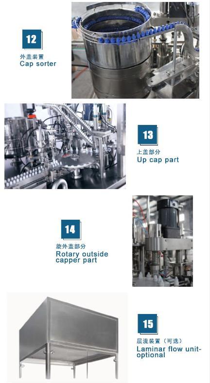 Automatic 10ml E Liquid Bottling Filling Capping Machine