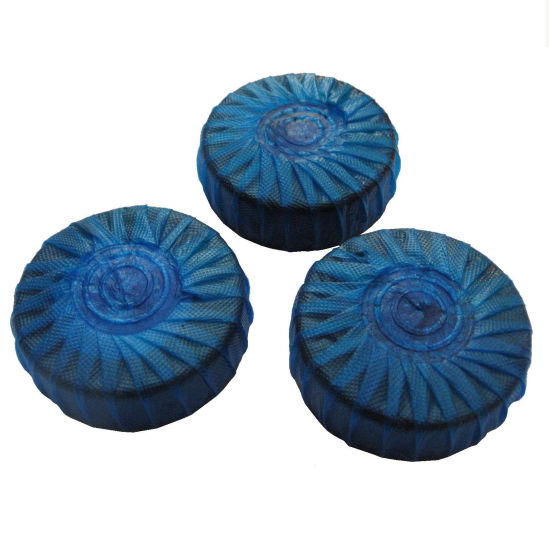 Manual Blue Bubble Pleat Wrapping Machine/Blue Toilet Cleaner Block Wrapping Machine