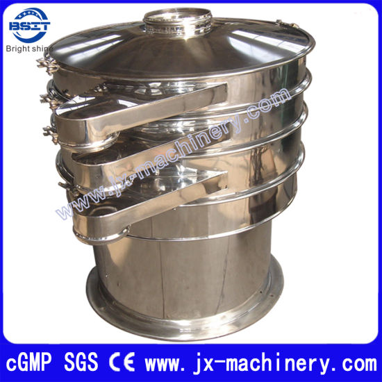 Round SUS304 Stainless Steel Vibrating Sieve Machine (BZS-515)
