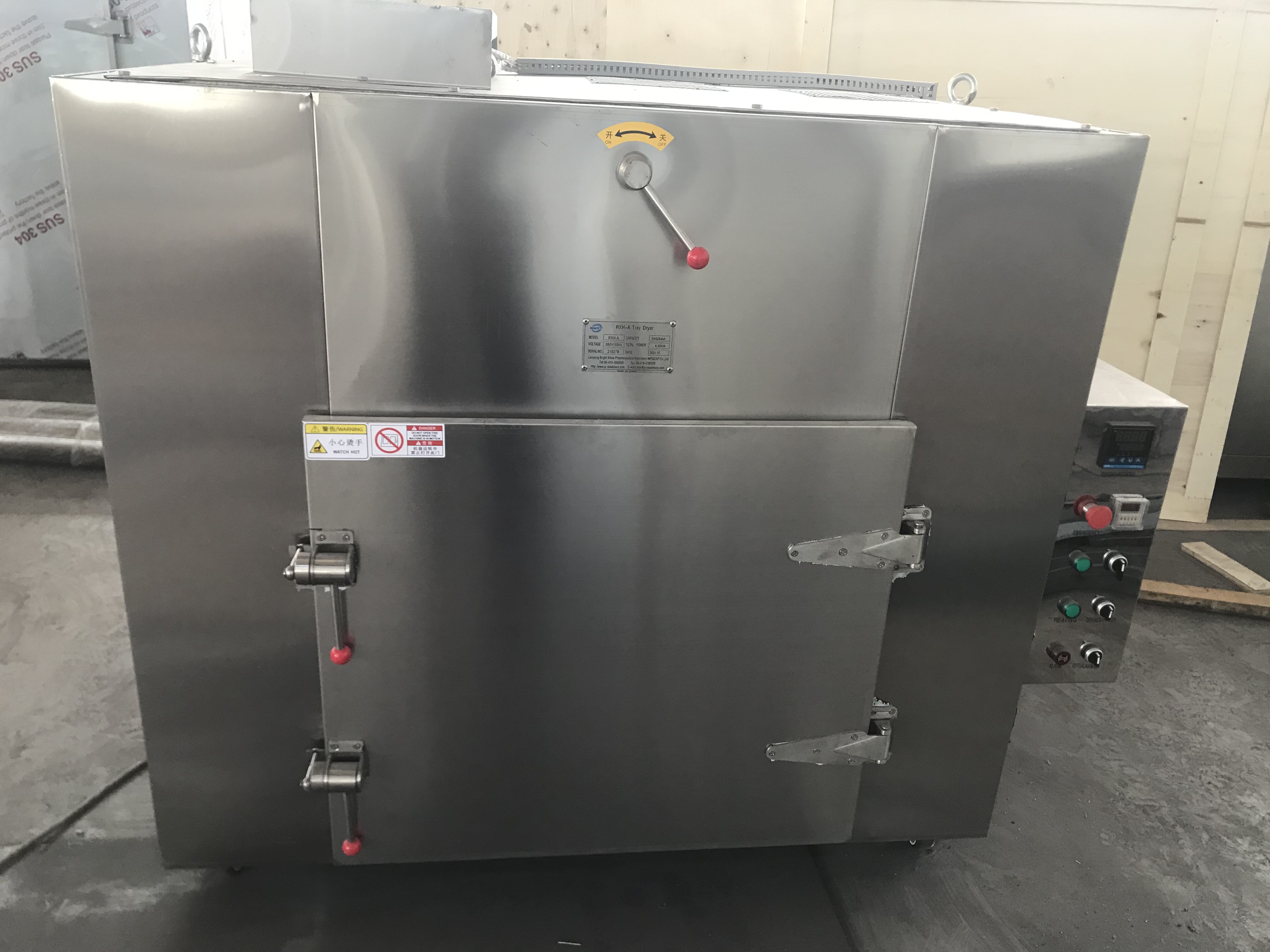 Single Door lab Hot Air Circulation Drying Oven Pharmaceutical Drying Machine with GMP 