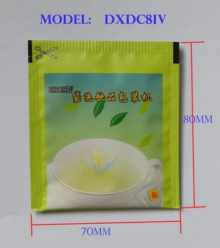 Ce Dxdc8IV Empty Tea Bag Machine /Tea Bag Packing Machine with Inner and Outer Tea Bag