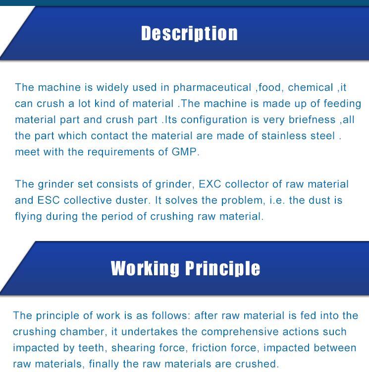 Pharmaceutical Solid Tablet and Capsule Crusher Machine
