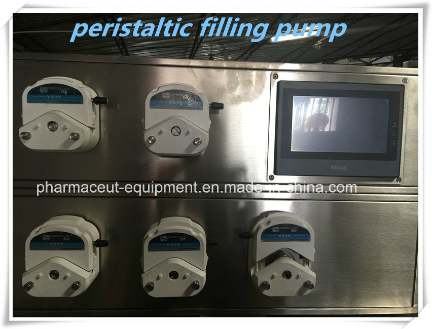 Pharmaceutical Machine 2 Filling Head Plastic Ampoule Filling Sealing Machine for Oral Liquid