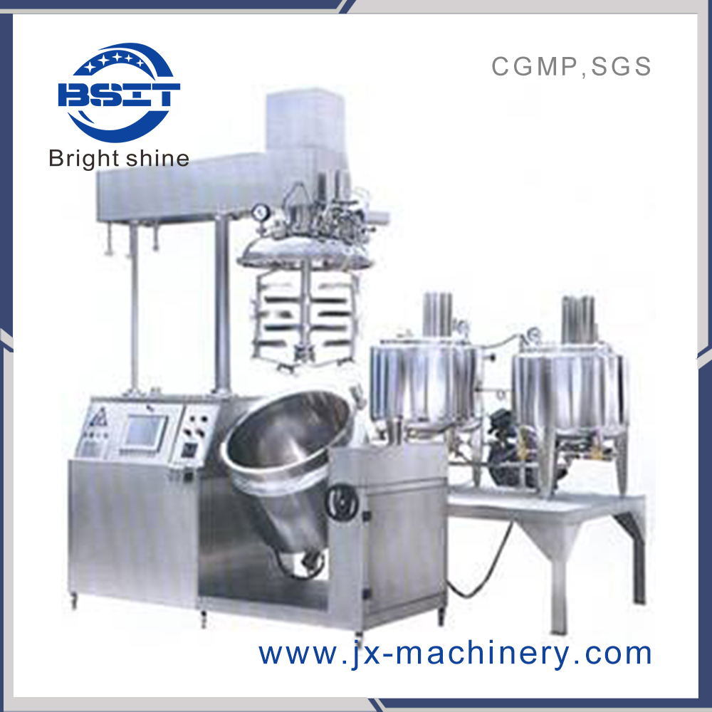 Tfzrj Set of Equipment of Cream Vacuum Emulsifying Mixing Machine