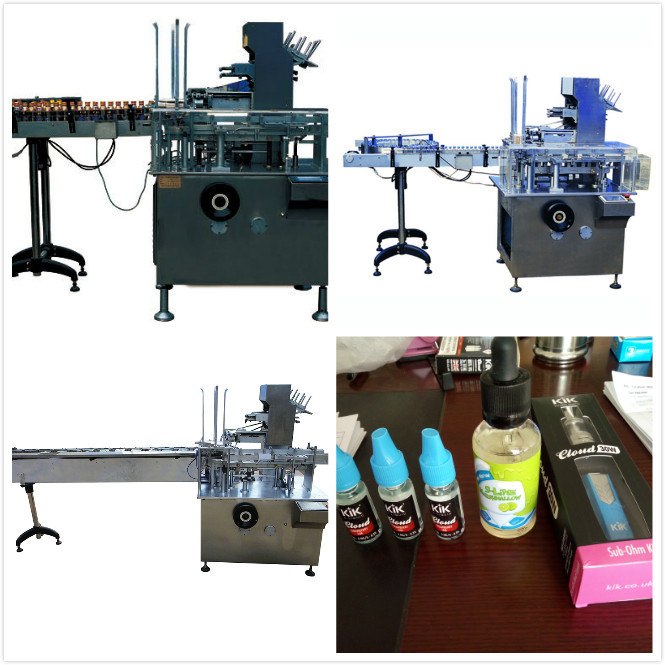 Bsm-125 Carton Box Packing Machine for 10ml E-Liquid Round Bottle