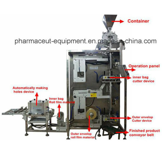 New Model Automatic Stick Tea Bag Filling Packing Machine with Holes