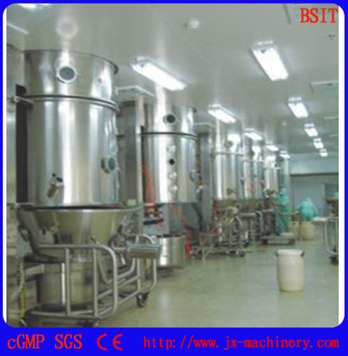 LBF factory recommend Turbojet Fluid-Bed Granulator Coater Machinery meet with GMP SS304 