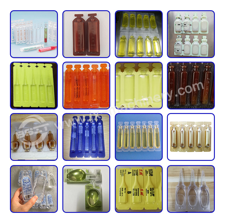 PVC/PE Plastic Bottle Peristaltic Pump Ampoule Forming Filling and Sealing Cutting Machine