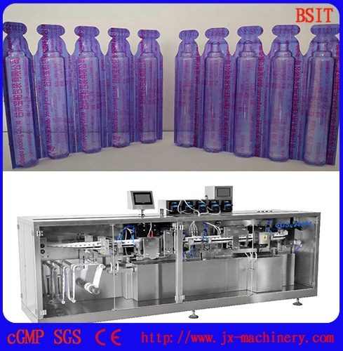 High Speed Plastic Ampoule Cosmetics Forming Filling Sealing Packing Machine