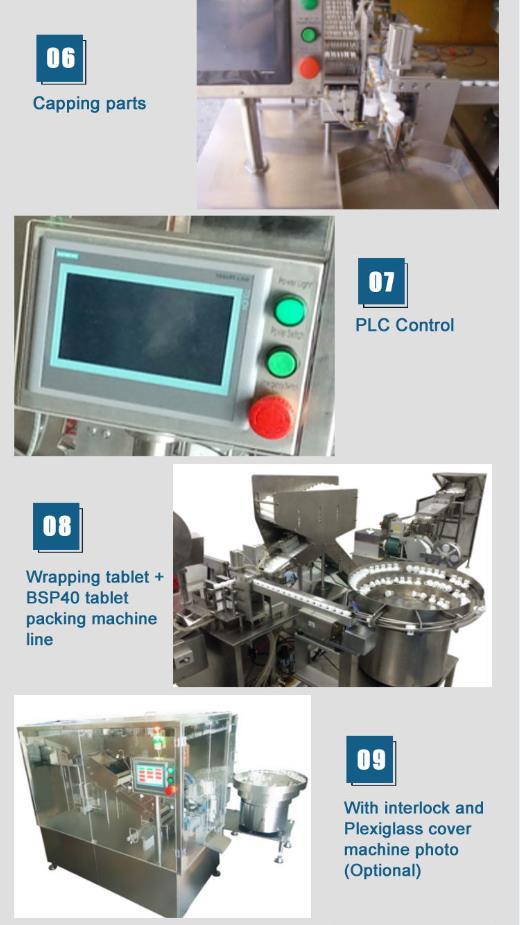 Vc Effervescent Tablet Filling Tube Packing Equipment for Bsp40A