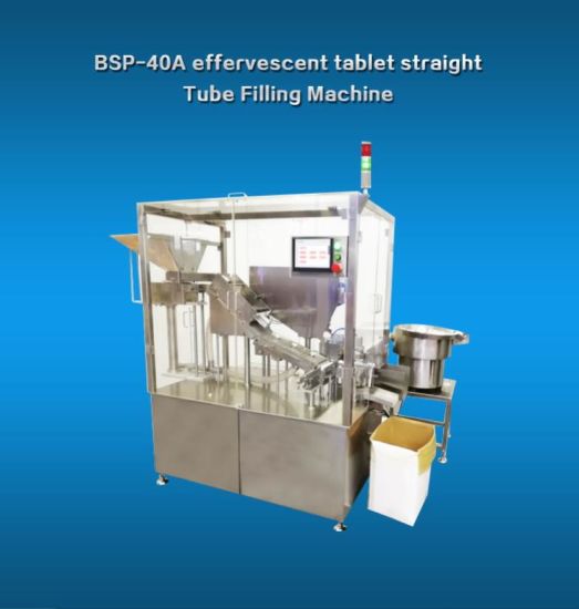 Vc Effervescent Tablet Filling Tube Packing Equipment for Bsp40A