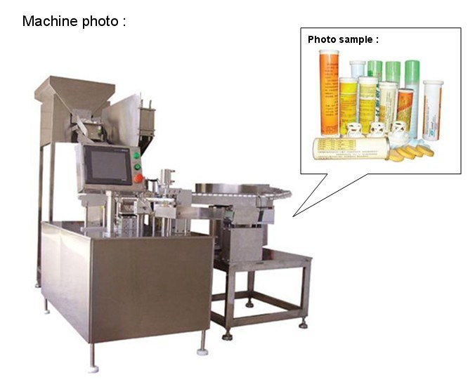 Effervescent Tablet Counting and Filling and Capping Machine Bsp40A