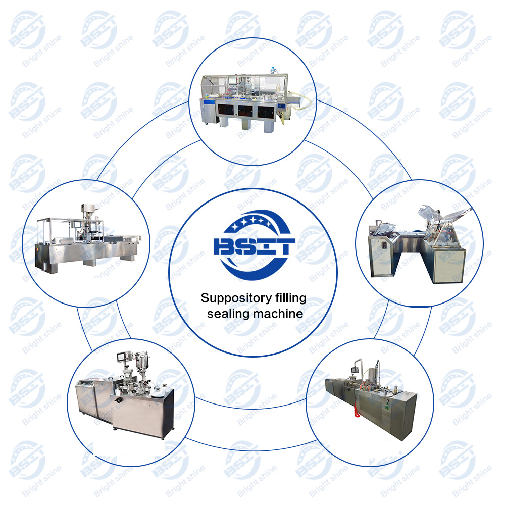 Gzs-9A High Speed Suppository Liquid Bottle Forming Filling Sealing Machine