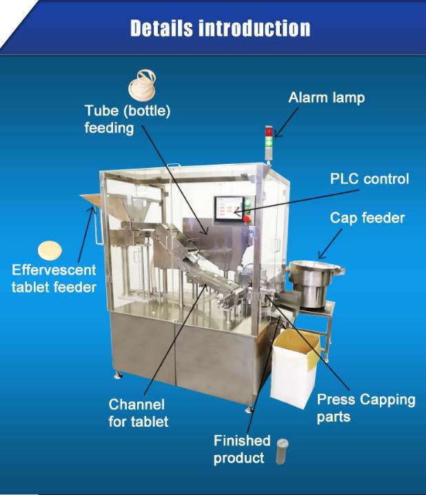 Effervescent Tablet Filling and Capping Packing Machine (BSP-40)