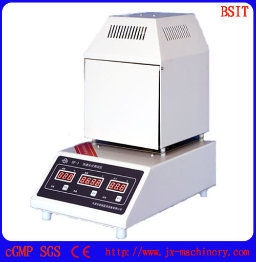 Sf-1 Fast Moisture Tester Machine for Testing Water in Powder or Granule