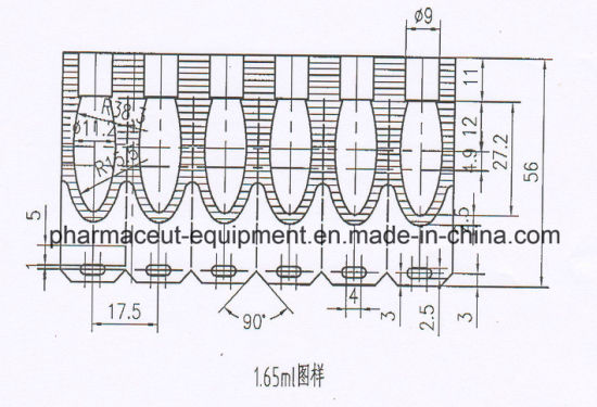 PVC PE Film Full Automatic Suppository Packaging Filling Machine