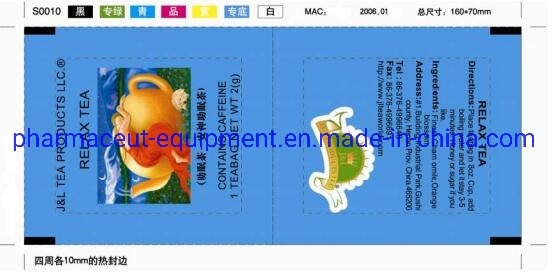 6300bags Per Hour/ Heat Sealing of Envelope for Tea Bag Packing Machine (DXDC8IV)