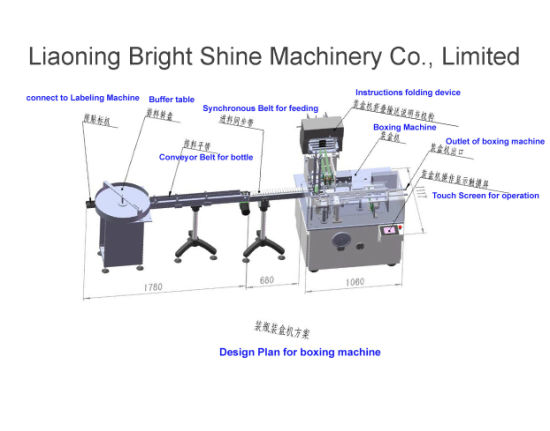 Automatic Bottle Box Catoning Packing Machine (ampoule/vial/blister/injector/suppository)