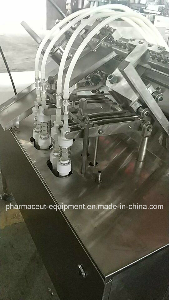 China Stainless Steel 4 Nozzle Olive Oil Ampoule Filling Sealing Machine (AFS-4)