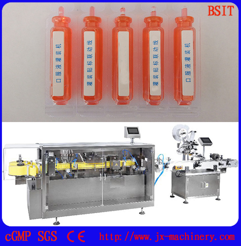 Collyrium Eye Lotion Filling Sealing Labeling Machine (Meet with GMP Standards)