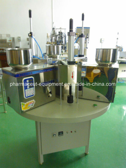 Tea Hidden Cup Filling Fiber and Allumineum Foil Sealing Packing Machine