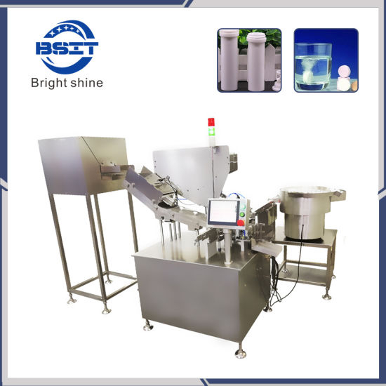 Capacity 40 Tube/Min High Quality Effervescent Tablets Filling Sealing Capping Packing Machine