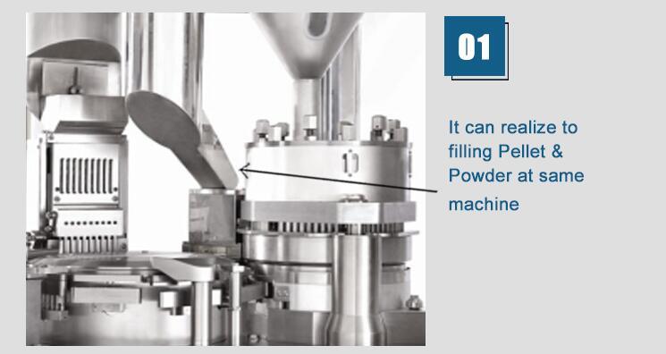 Pharmaceutical Machine Automatic Rotary Capsule Filling Packing Machine (NJP1200)