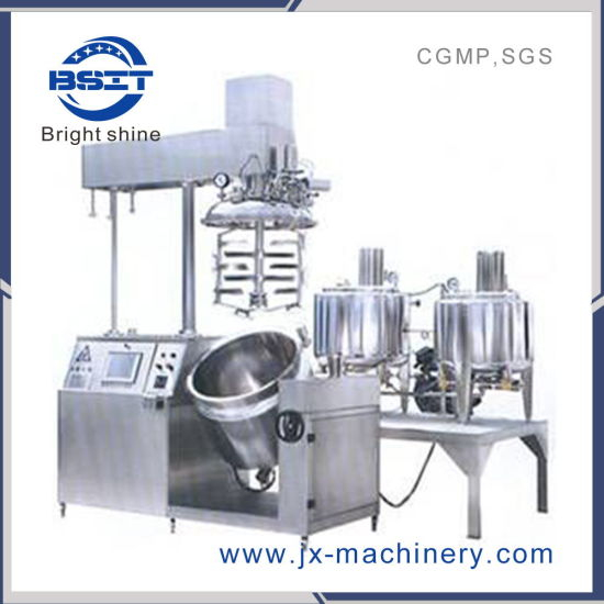 Tfzrj Set of Equipment of Cream Vacuum Emulsifying Mixing Machine