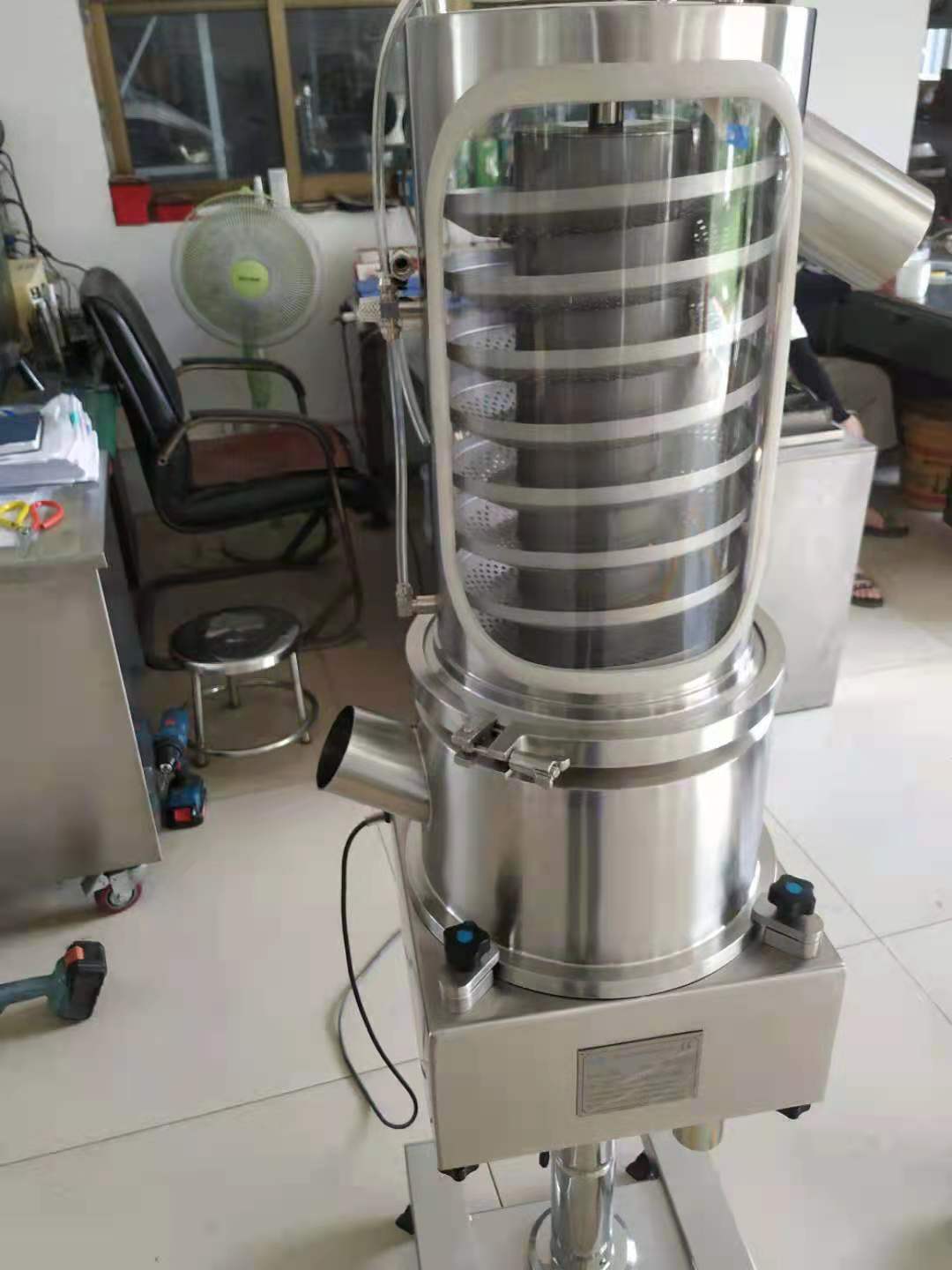 high quality BZS-7500 Uphill Tablet Deduster Polishing machine for Tablet Press