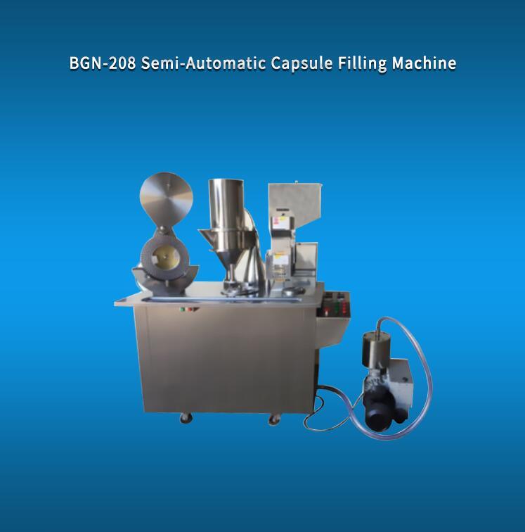 Semi-Automatic Capsule Powder Filling Machine with GMP Certificate