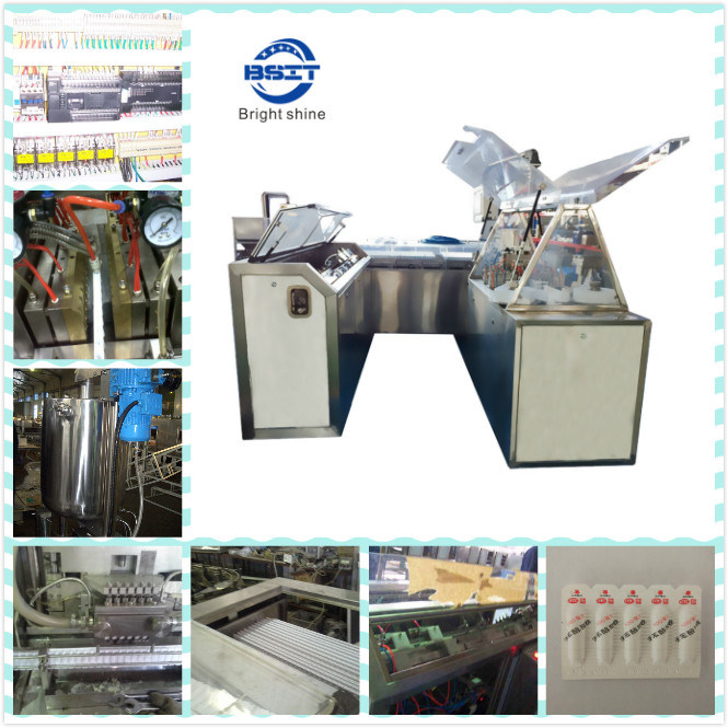 Alu-Alu Shell Mechanical Work Suppository Form Fill Seal Machine with Moulds