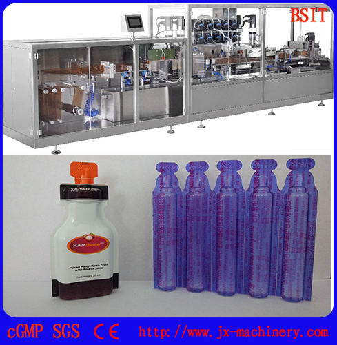 Pharmaceutical Machinery Automatic Plastic Bottle Liquid Filling Sealing Machine