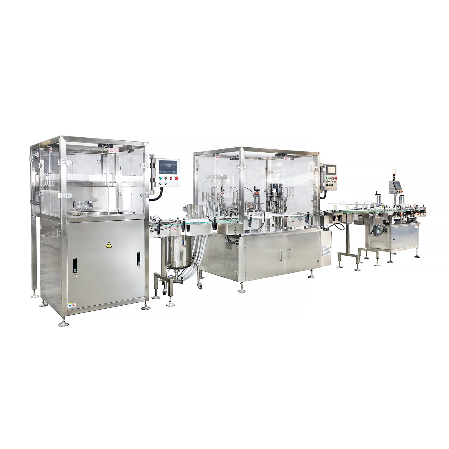  hot sell 10ml plastic bottle filling inner stopper pressing capping 3in1 machine eye drop filling machine 