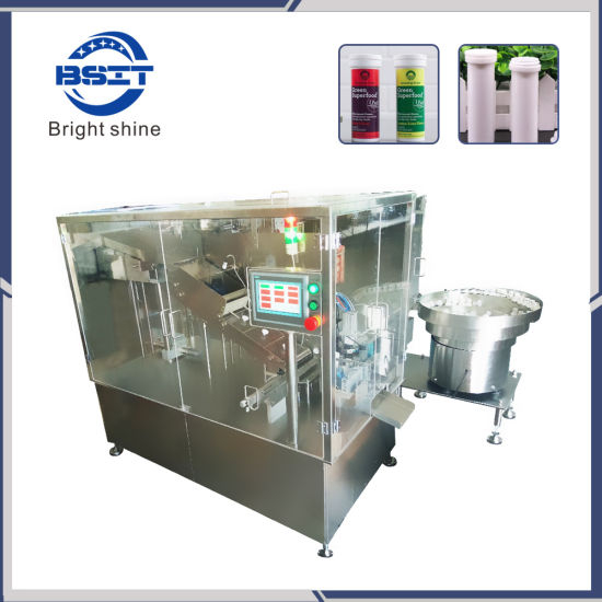 SUS304 Stainless Steel Effervescent Tablet Into PP Tube Counter Packing Machine