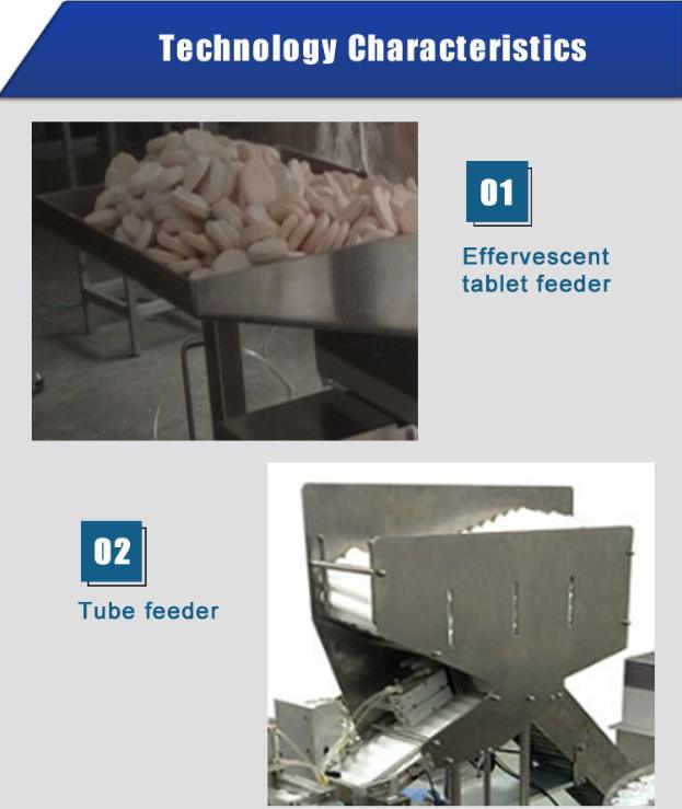 16-30mm Effervescent Tablet Into Tube Filling Counting Packing Machine Bsp-40A