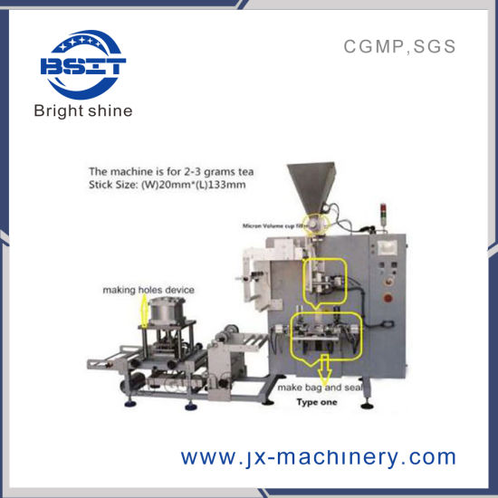 Automatic Tea Bag Filling Sealing Packing Machine with Hole