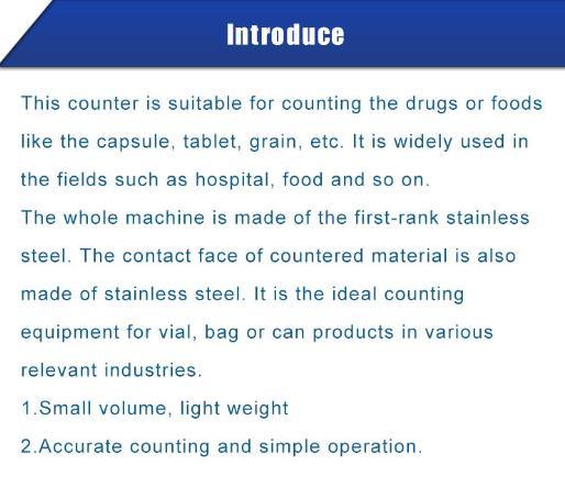 Labortary Hand Operate Tablet Capsule Counting Machine