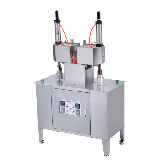 Two Sealing Heads Tea Hidden Cup Sealing Processing Packing Machine in China