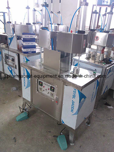 Two Sealing Heads Tea Hidden Cup Sealing Processing Packing Machine in China